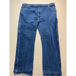 Dickies Mens Carpenter Jeans Blue Denim Straight Leg Utility Pants 42 x 30